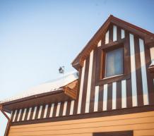 Фото Коттеджный поселок, Шелестово. Материал: Фиброцементный сайдинг Cedral | . Фото № 1421501219