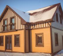 Фото Коттеджный поселок, Шелестово. Материал: Фиброцементный сайдинг Cedral | . Фото № 2008923305