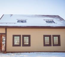 Фото Коттеджный поселок, Шелестово. Материал: Фиброцементный сайдинг Cedral | . Фото № 61330462